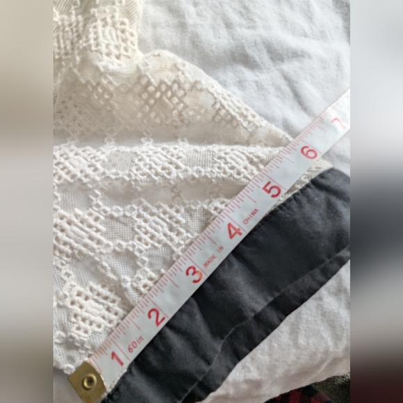 Last Call ⭐Anthropologie Girls From Savoy Molina Black White Eyelet Shift Dress - Picture 16 of 16